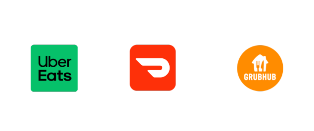 Brands evaluated in the third-party delivery report 2024